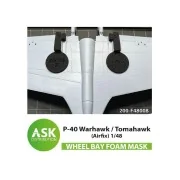 P-40 Warhawk / Tomahawk FOAM flexibel wheel bay mask for Airfix, 1/... P-40 Warhawk / Tomahawk FOAM flexibel wheel bay mask for Airfix, 1/...