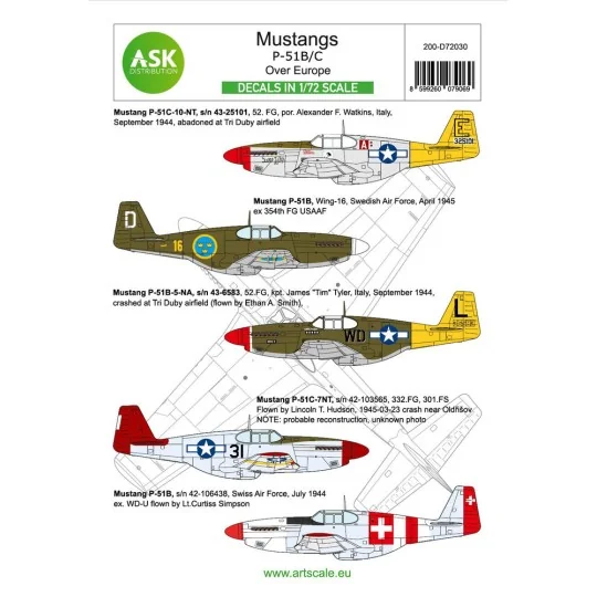 P-51B Mustang part 1 - Europe. The Bastards behind the enemy lines ...