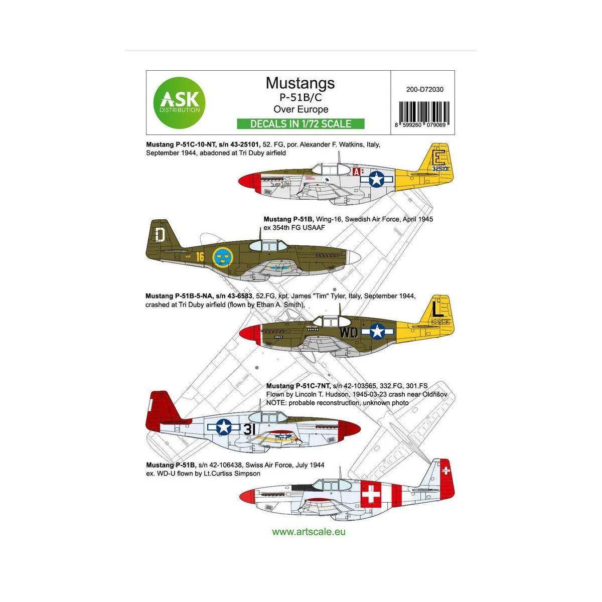 P-51B Mustang part 1 - Europe. The Bastards behind the enemy lines ...