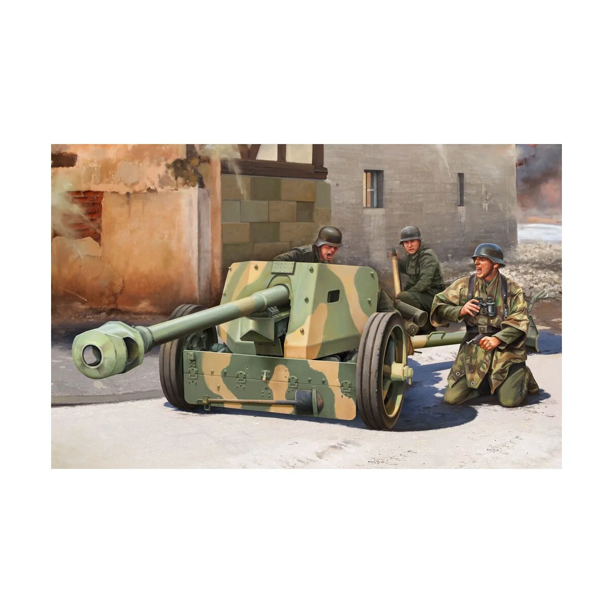 German Pak 40 7.5cm Anti-Tank Gun, 1/16 - I LOVE KIT 61608