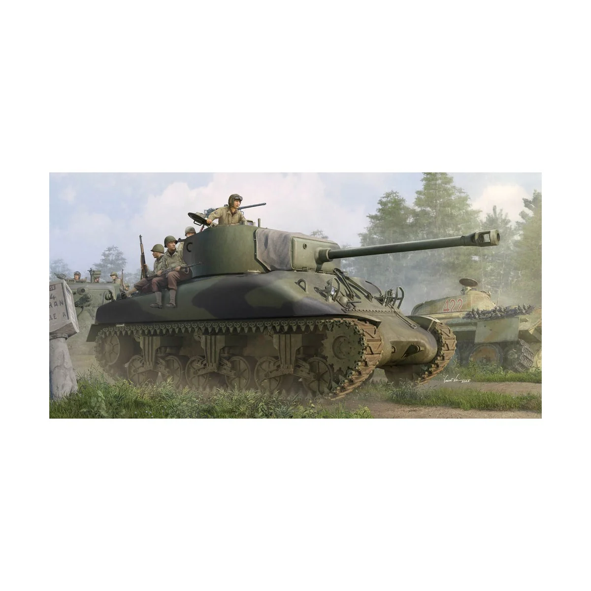 I LOVE KIT - M4A1(76)W Medium Tank - 61616
