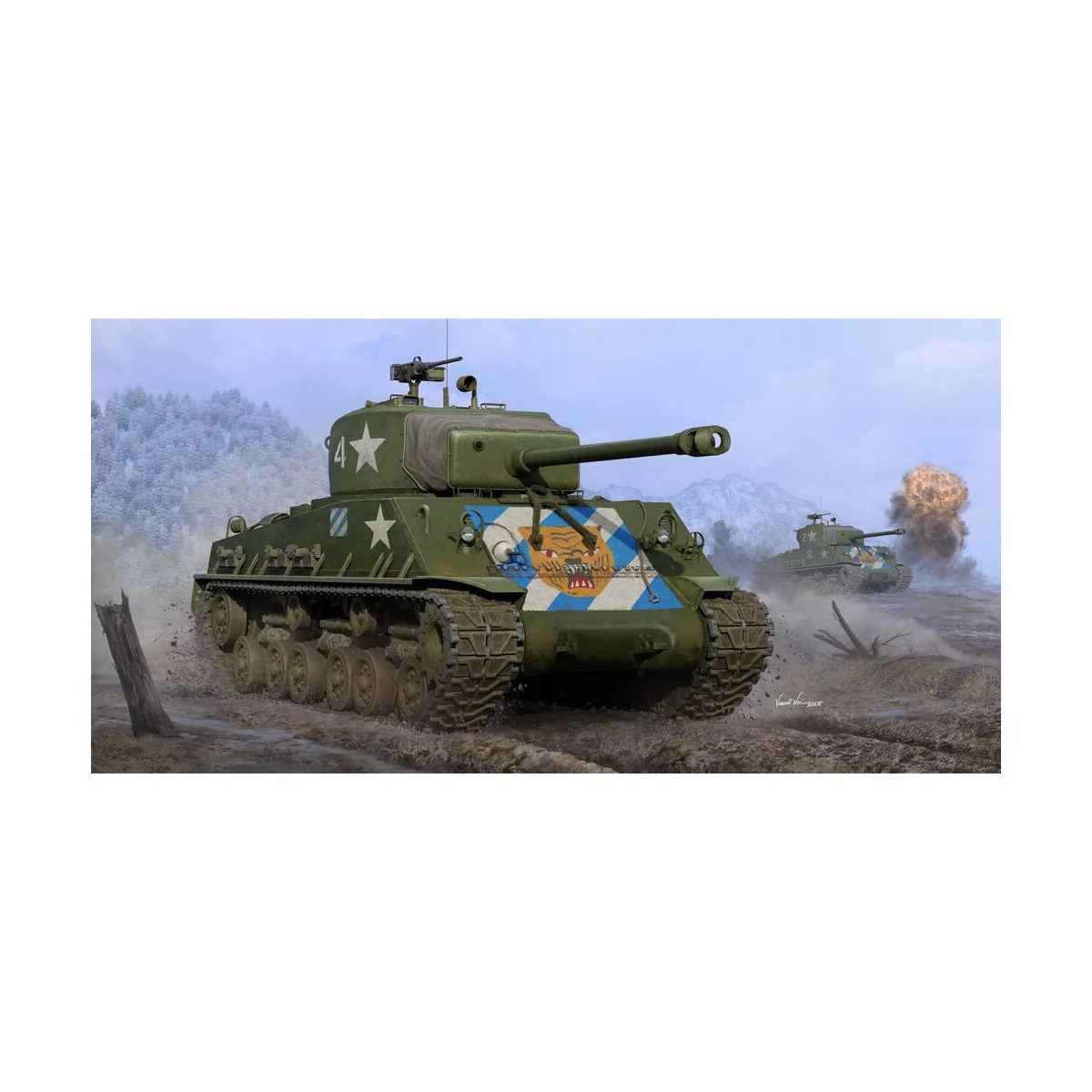 M4A3E8 Medium Tank - Late, 1/16 - I LOVE KIT 61620 M4A3E8 Medium Tank - Late, 1/16 - I LOVE KIT 61620