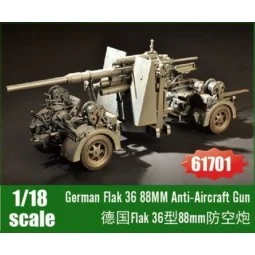 German Flak 36 88MM Anti-Aircraft Gun - I LOVE KIT 61701