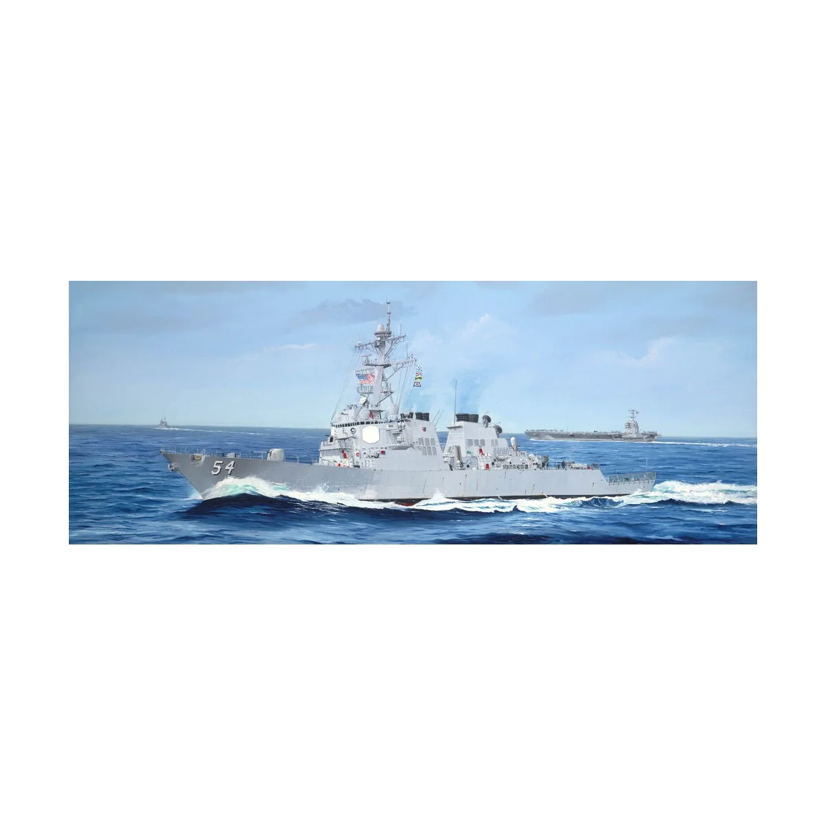USS Curtis Wilbur DDG-54, 1/200 - I LOVE KIT 62007 USS Curtis Wilbur DDG-54, 1/200 - I LOVE KIT 62007