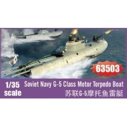 Soviet Navy G-5 Class Motor Torpedo Boat, 1/35 - I LOVE KIT 63503