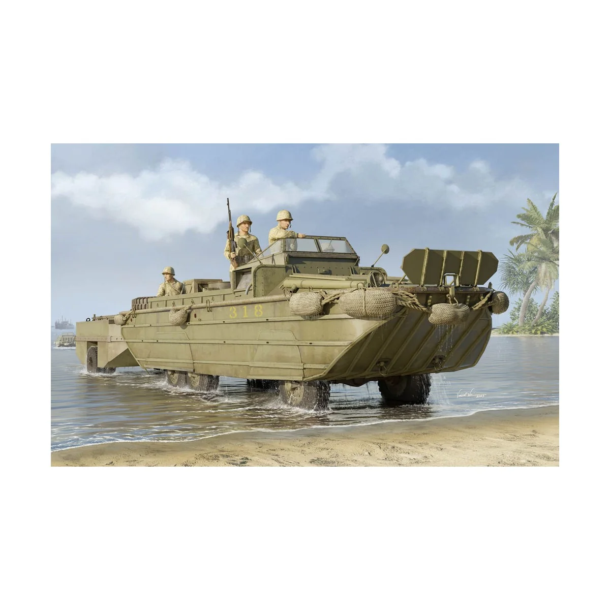 GMC DUKW-353 with WTCT-6 Trailer - I LOVE KIT 63539