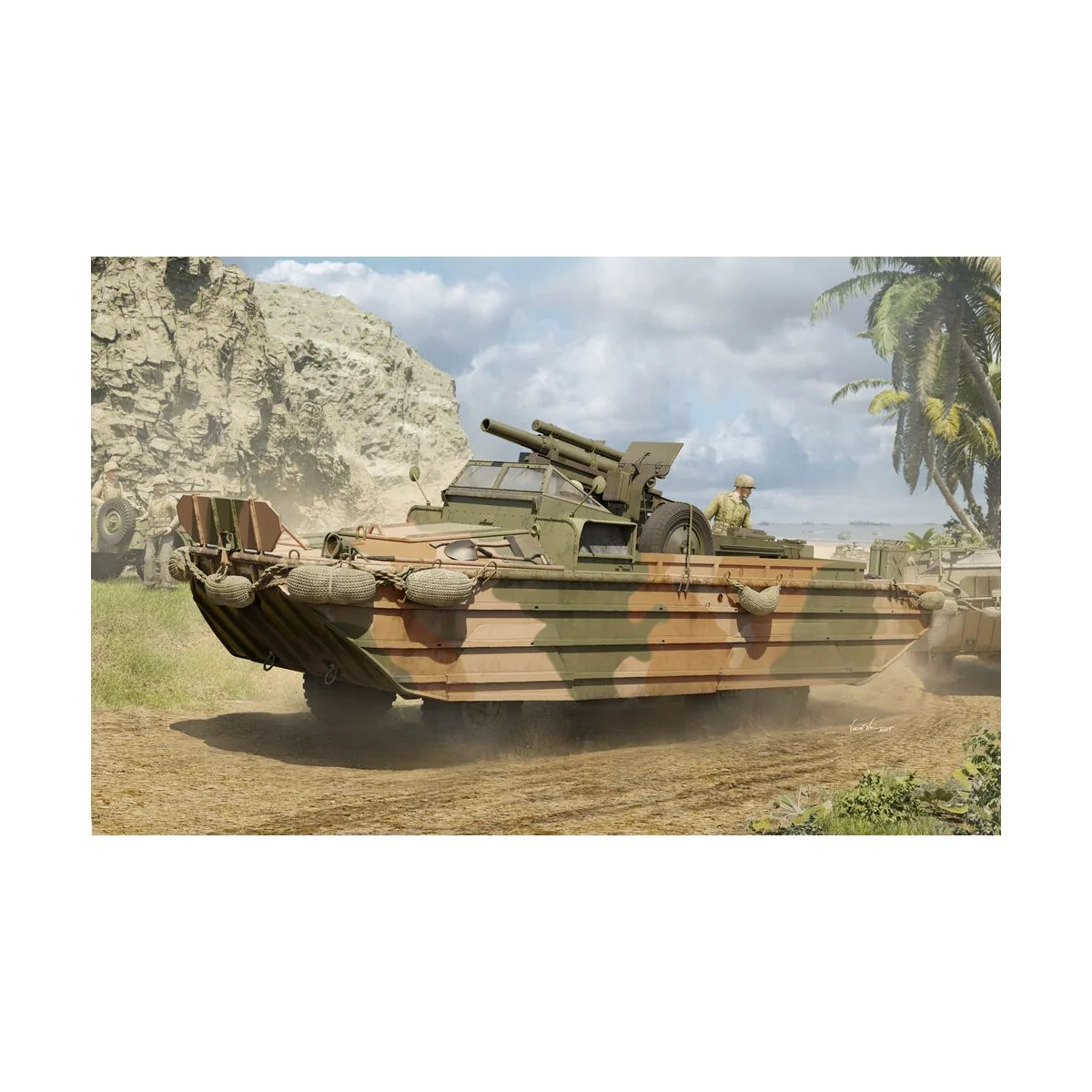 GMC DUKW-353 with 105mm Howitzer - I LOVE KIT 63540