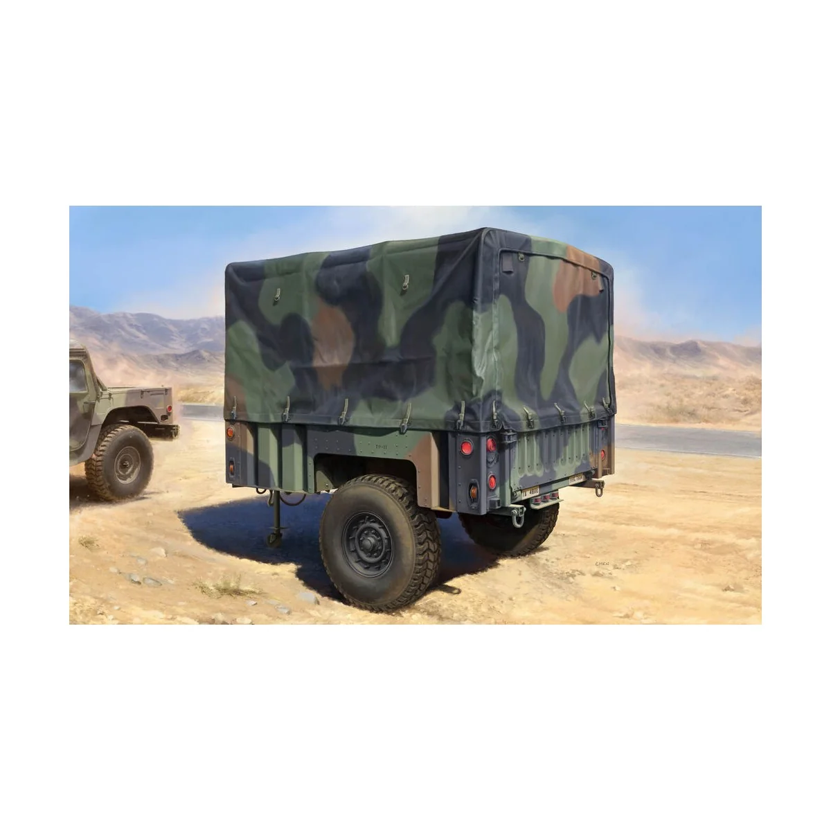 M1101/1102 Light Tactical Trailer (LTT), 1/35 - I LOVE KIT 63566 M1101/1102 Light Tactical Trailer (LTT), 1/35 - I LOVE KIT 63566