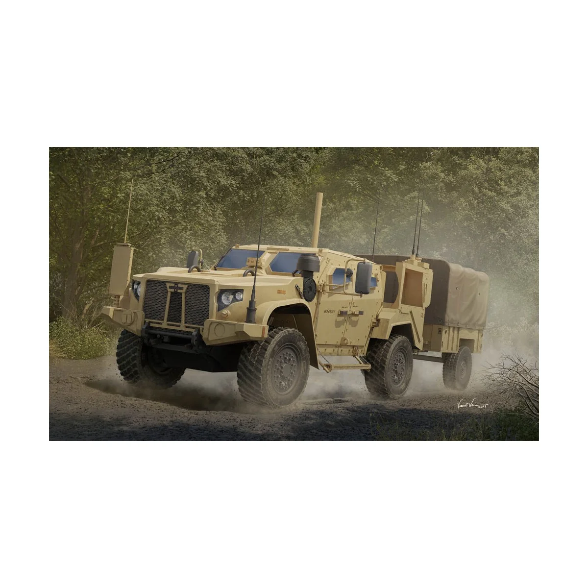 M1280 LMTV /W M1101 Tactical Trailer (LTT) - I LOVE KIT 63568