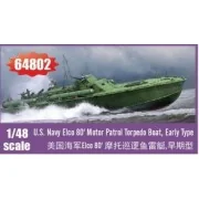 Elco 80 Motor Patrol Torpedo Boat, Early Type, 1/48 - I LOVE KIT 64802 Elco 80 Motor Patrol Torpedo Boat, Early Type, 1/48 - I LOVE KIT 64802