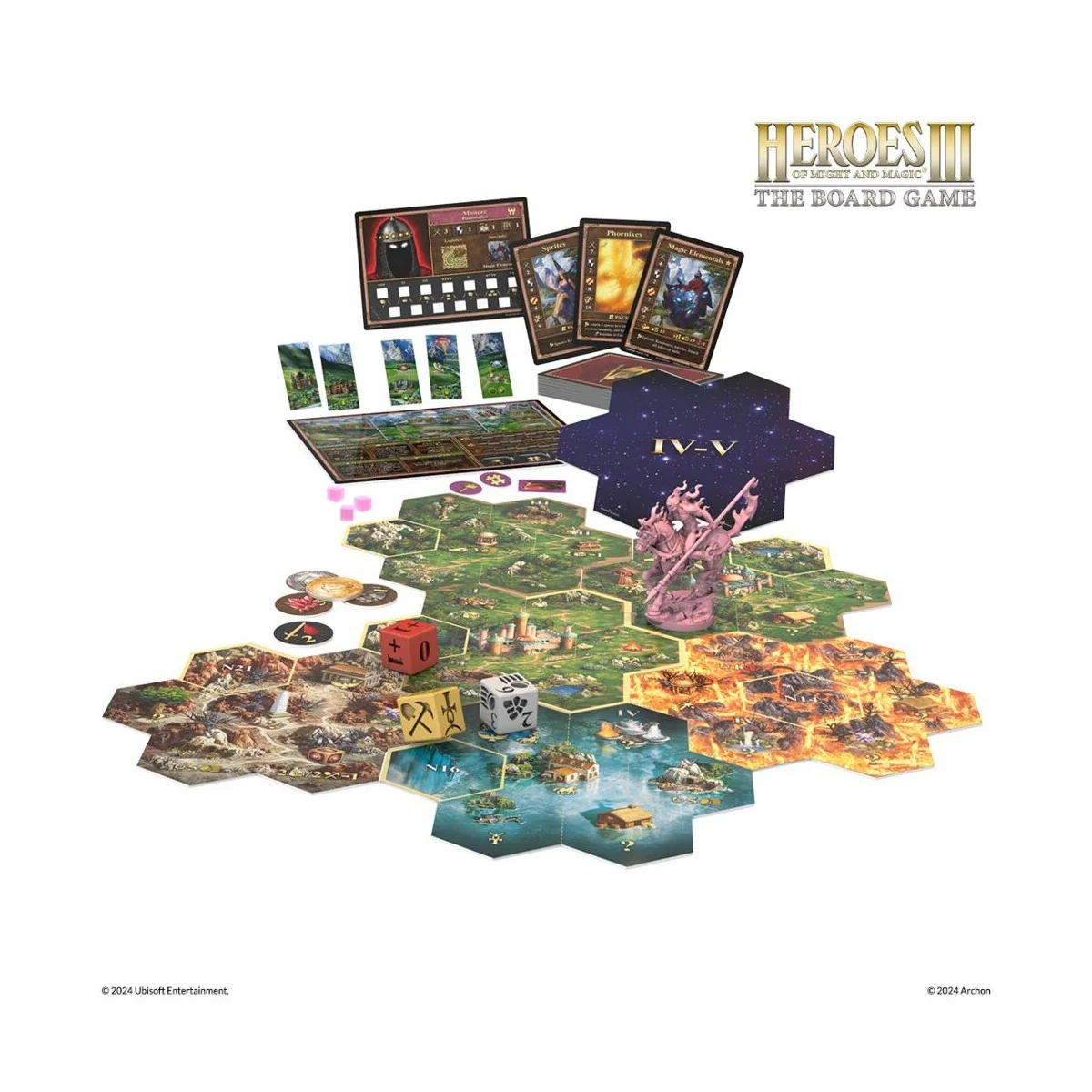 Heroes of Might and Magic III: The Board Game Conflux Expansion (ES...