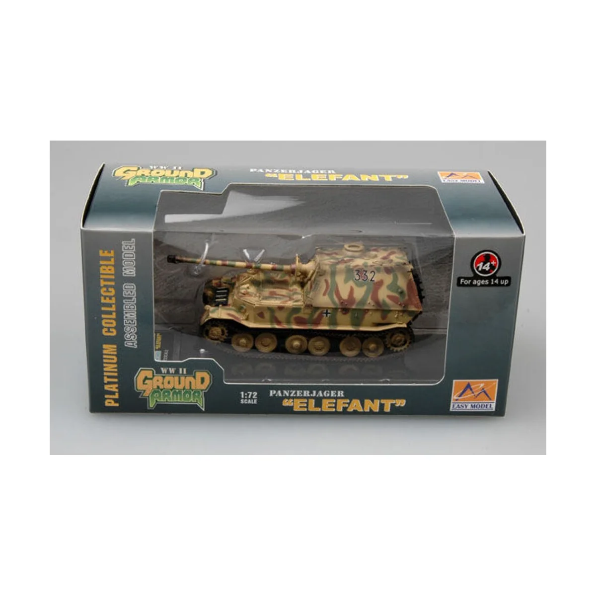 Elefant 653rd Panzerj. Abt. 'Poland' 1944, 1/72 - Easy Model 36227