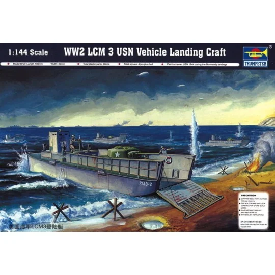 US Landungsboot LCM (3), 1/144 - Trumpeter 00102