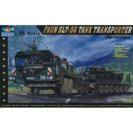 FAUN Elefant SLT-56 Panzer-Transporter, 1/35 - Trumpeter 00203 FAUN Elefant SLT-56 Panzer-Transporter, 1/35 - Trumpeter 00203
