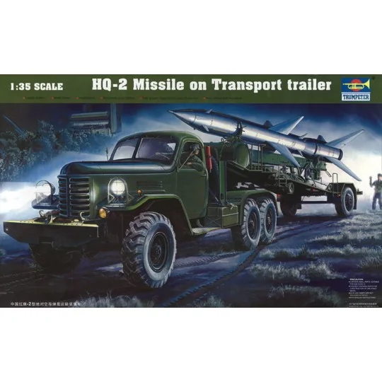 HQ-2 Guideline Missile w/Loading Cabin - Trumpeter 00205
