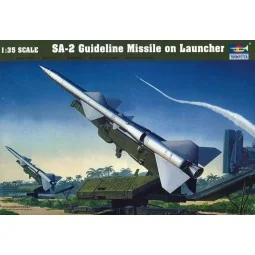 SA-2 Guideline Missile w/Launcher Cabin - Trumpeter 00206