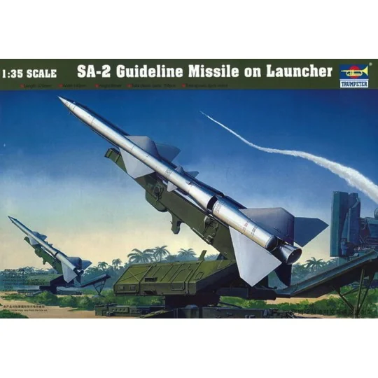 SA-2 Guideline Missile w/Launcher Cabin - Trumpeter 00206