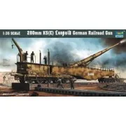 Eisenbahngeschütz Leopold 280mm K5 (E), 1/35 - Trumpeter 00207 Eisenbahngeschütz Leopold 280mm K5 (E), 1/35 - Trumpeter 00207