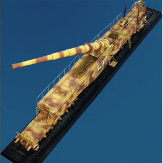 Eisenbahngeschütz Leopold 280mm K5 (E), 1/35 - Trumpeter 00207 Eisenbahngeschütz Leopold 280mm K5 (E), 1/35 - Trumpeter 00207