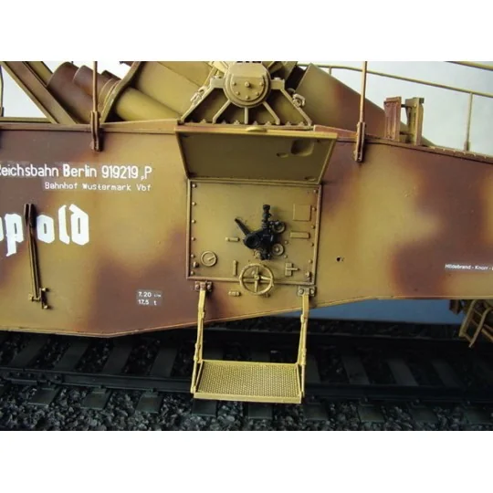 Eisenbahngeschütz Leopold 280mm K5 (E), 1/35 - Trumpeter 00207 Eisenbahngeschütz Leopold 280mm K5 (E), 1/35 - Trumpeter 00207