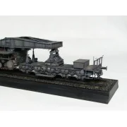 Mörser Karl Gerät 040/041 auf Eisenbahn-Transport-Trailer - Trumpet...