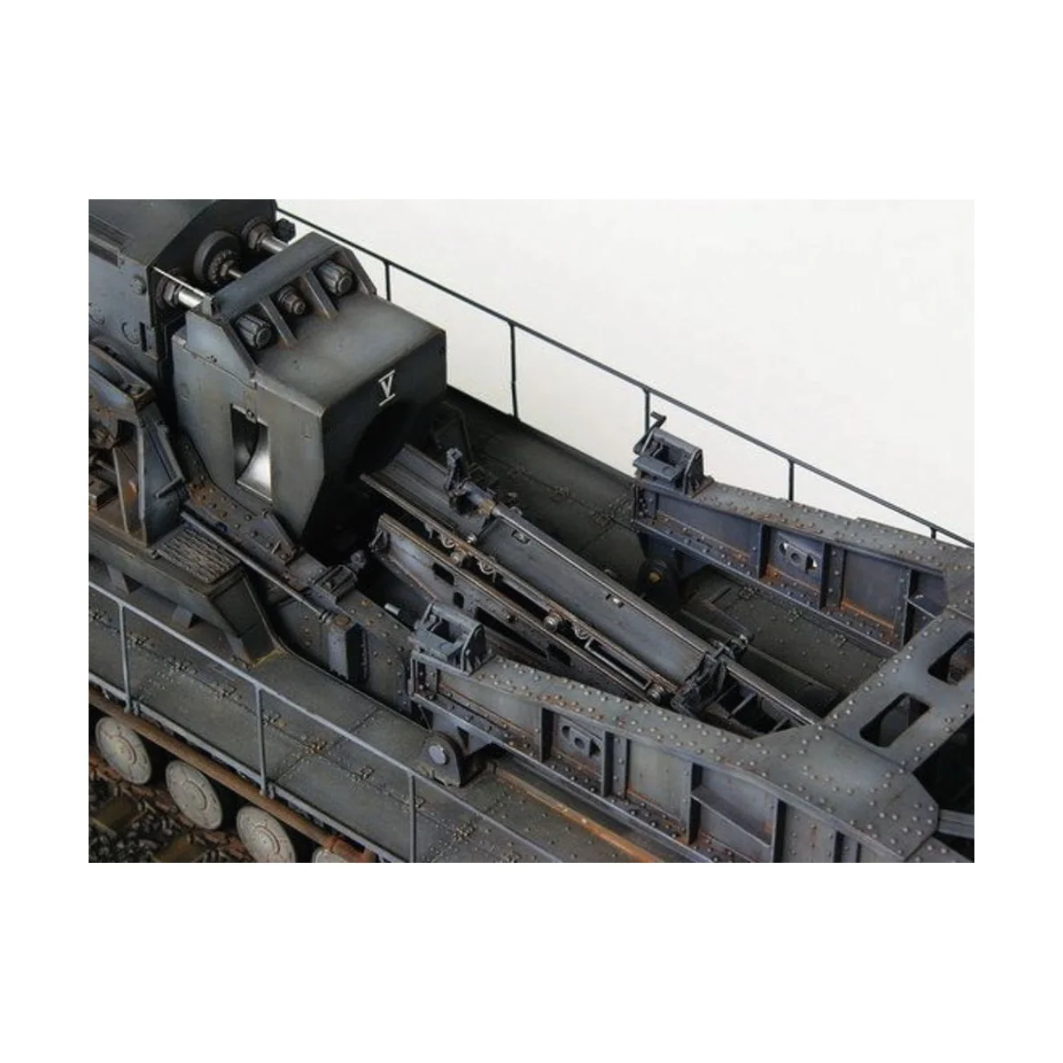 Mörser Karl Gerät 040/041 auf Eisenbahn-Transport-Trailer, 1/35 - T... Mörser Karl Gerät 040/041 auf Eisenbahn-Transport-Trailer, 1/35 - T...