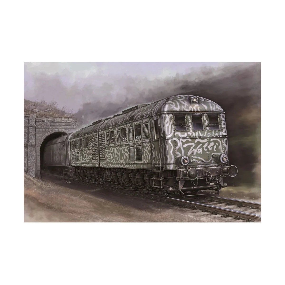 Wehrmachtslokomotive V188 - Trumpeter 00225