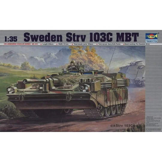 Schwedischer Schwerer Panzer Strv 103C, 1/35 - Trumpeter 00310