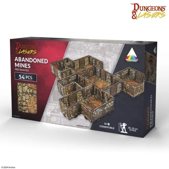Dungeons & Lasers ABANDONED MINES: PRE-PAINTED - Archon Studio DNL0098