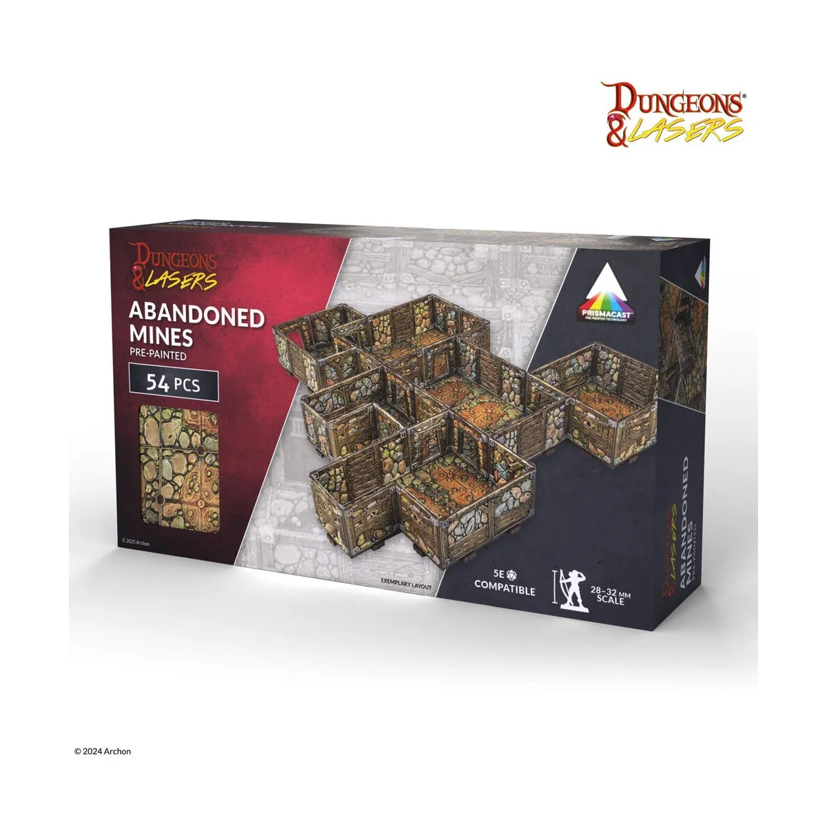 Dungeons & Lasers ABANDONED MINES: PRE-PAINTED - Archon Studio DNL0098