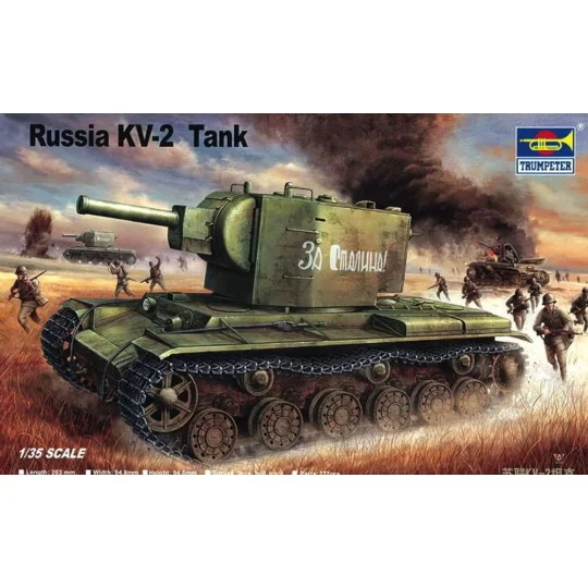 Russischer Panzer KV-2, 1/35 - Trumpeter 00312