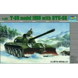 Russischer Panzer T55 mit BTU-55, 1/35 - Trumpeter 00313