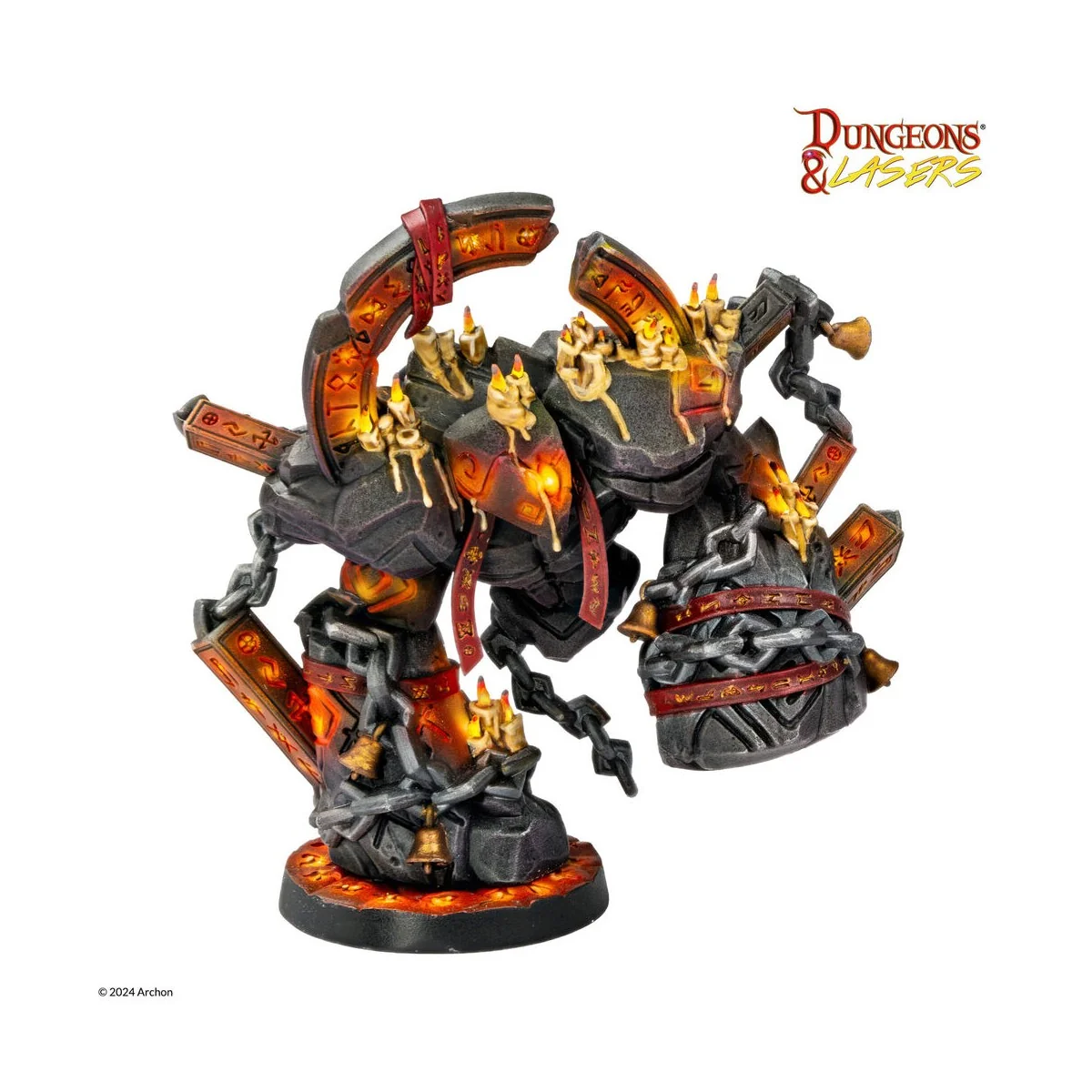 Dungeons & Lasers Miniatures: RUNIC GOLEMS - Archon Studio DNL0100