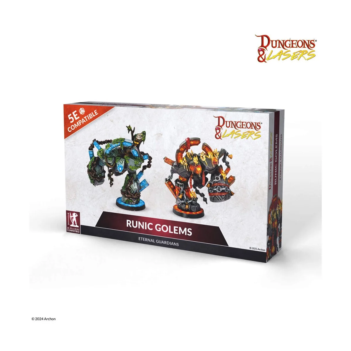 Dungeons & Lasers Miniatures: RUNIC GOLEMS - Archon Studio DNL0100