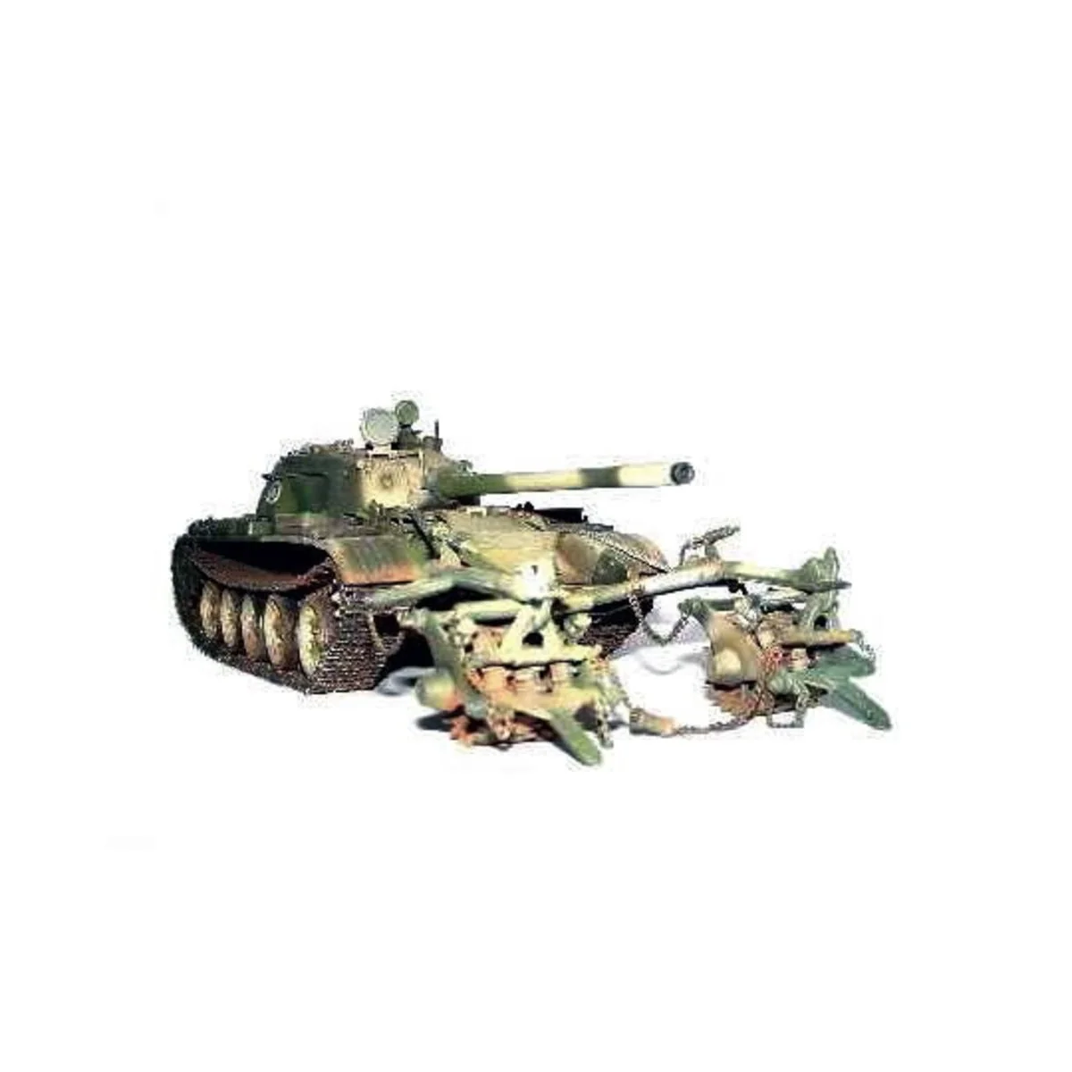 Finnischer Panzer T-55 mit Minenräumer, 1/35 - Trumpeter 00341 Finnischer Panzer T-55 mit Minenräumer, 1/35 - Trumpeter 00341