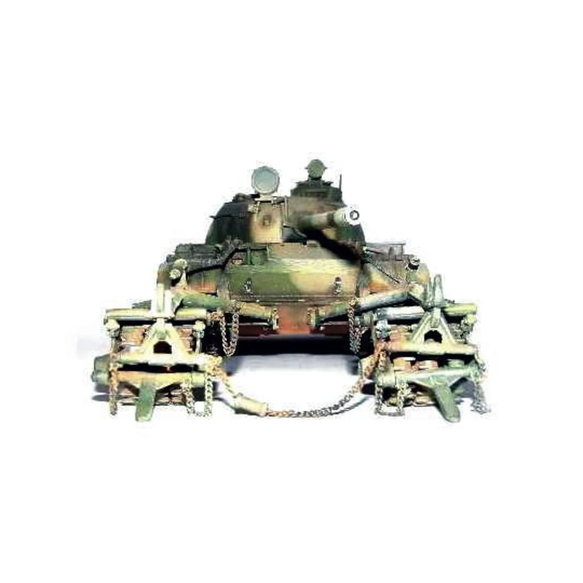 Finnischer Panzer T-55 mit Minenräumer, 1/35 - Trumpeter 00341 Finnischer Panzer T-55 mit Minenräumer, 1/35 - Trumpeter 00341