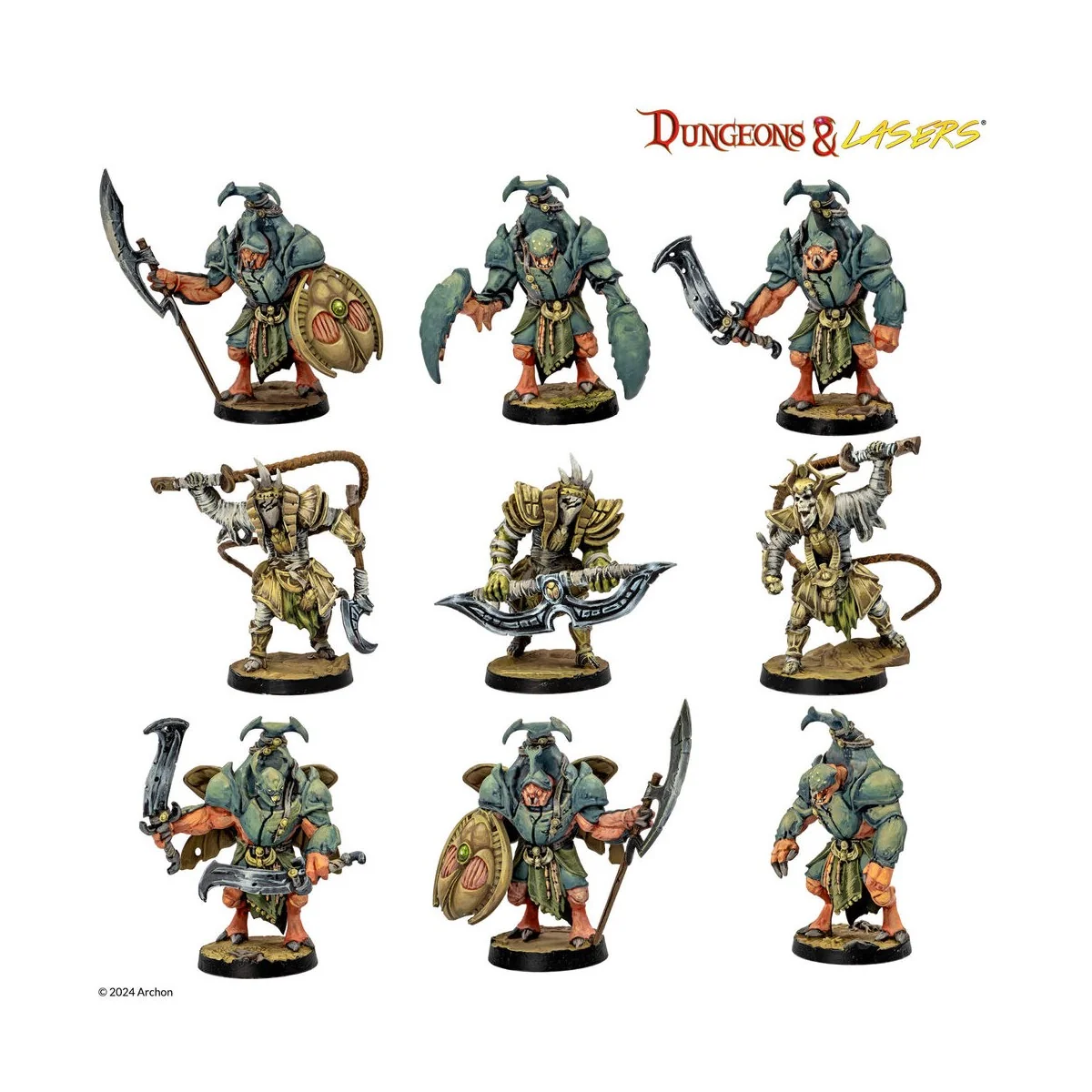 Dungeons & Lasers Miniatures: WHITE EYES DUNES - Archon Studio DNL0102