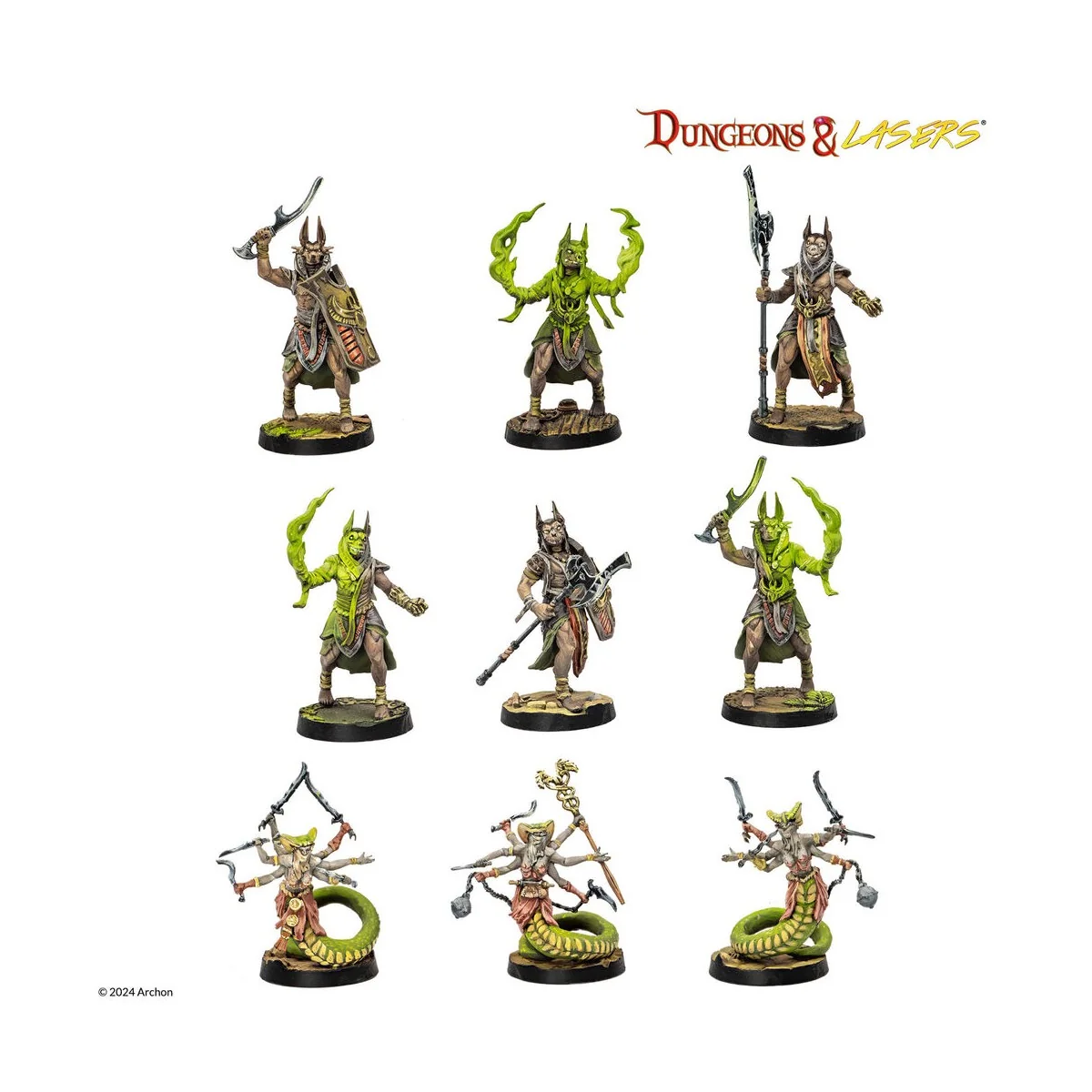 Dungeons & Lasers Miniatures: WHITE EYES DUNES - Archon Studio DNL0102