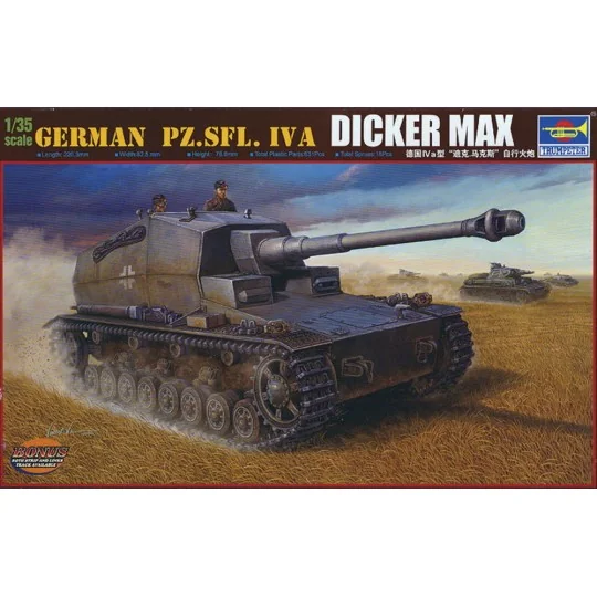 German Pz.Sfl. IVa Dicker Max, 1/35 - Trumpeter 00348 German Pz.Sfl. IVa Dicker Max, 1/35 - Trumpeter 00348