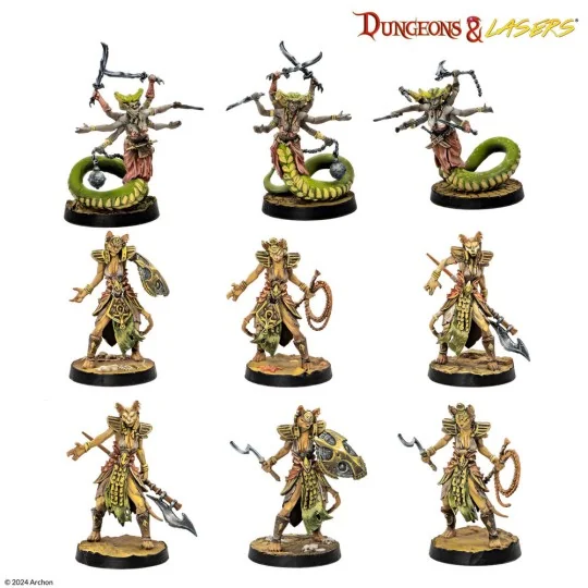 Dungeons & Lasers Miniatures: WHITE EYES DUNES - Archon Studio DNL0102