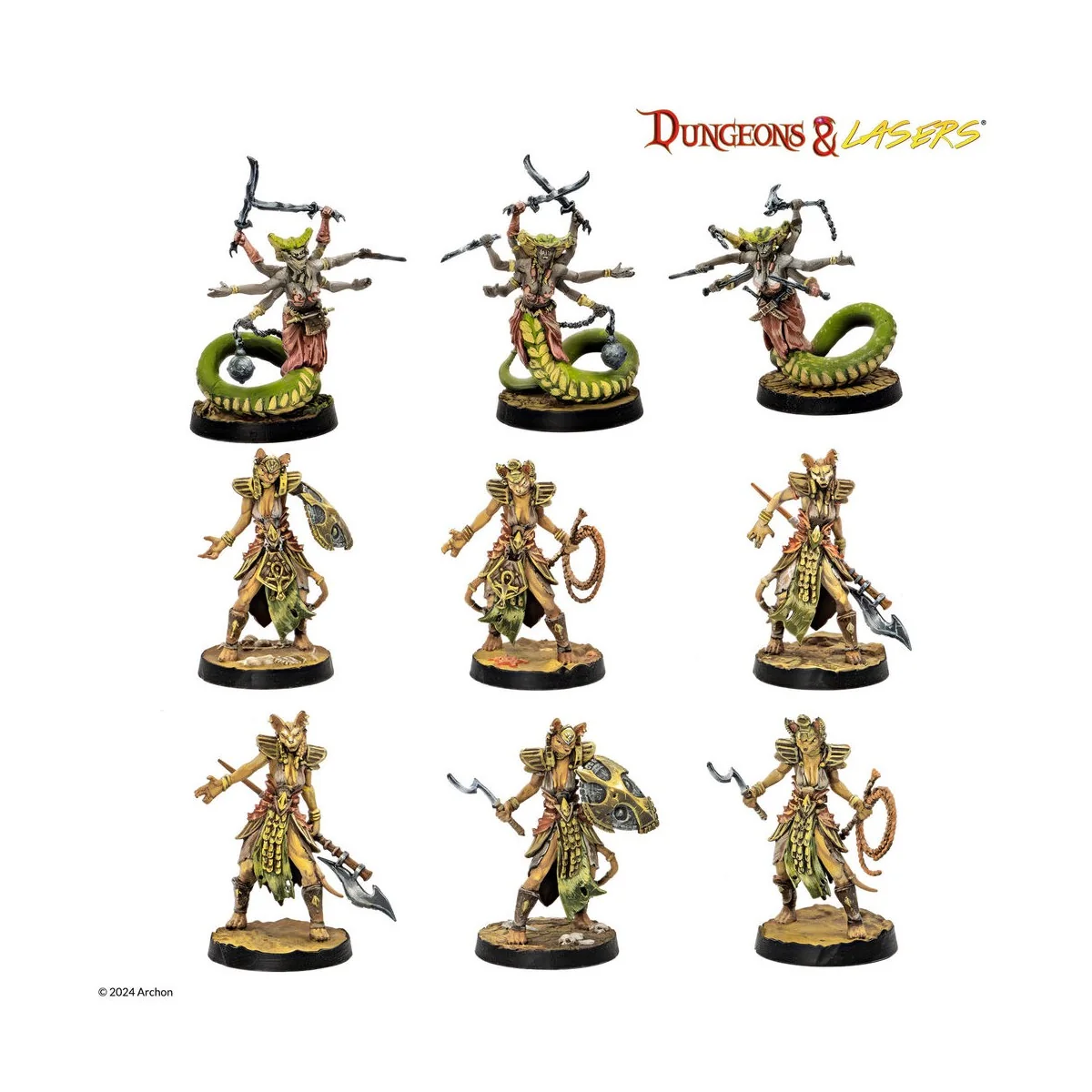 Dungeons & Lasers Miniatures: WHITE EYES DUNES - Archon Studio DNL0102