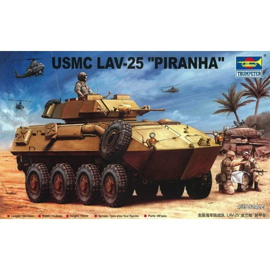 USMC LAV-25 ''Piranha 2'', 1/35 - Trumpeter 00349 USMC LAV-25 ''Piranha 2'', 1/35 - Trumpeter 00349