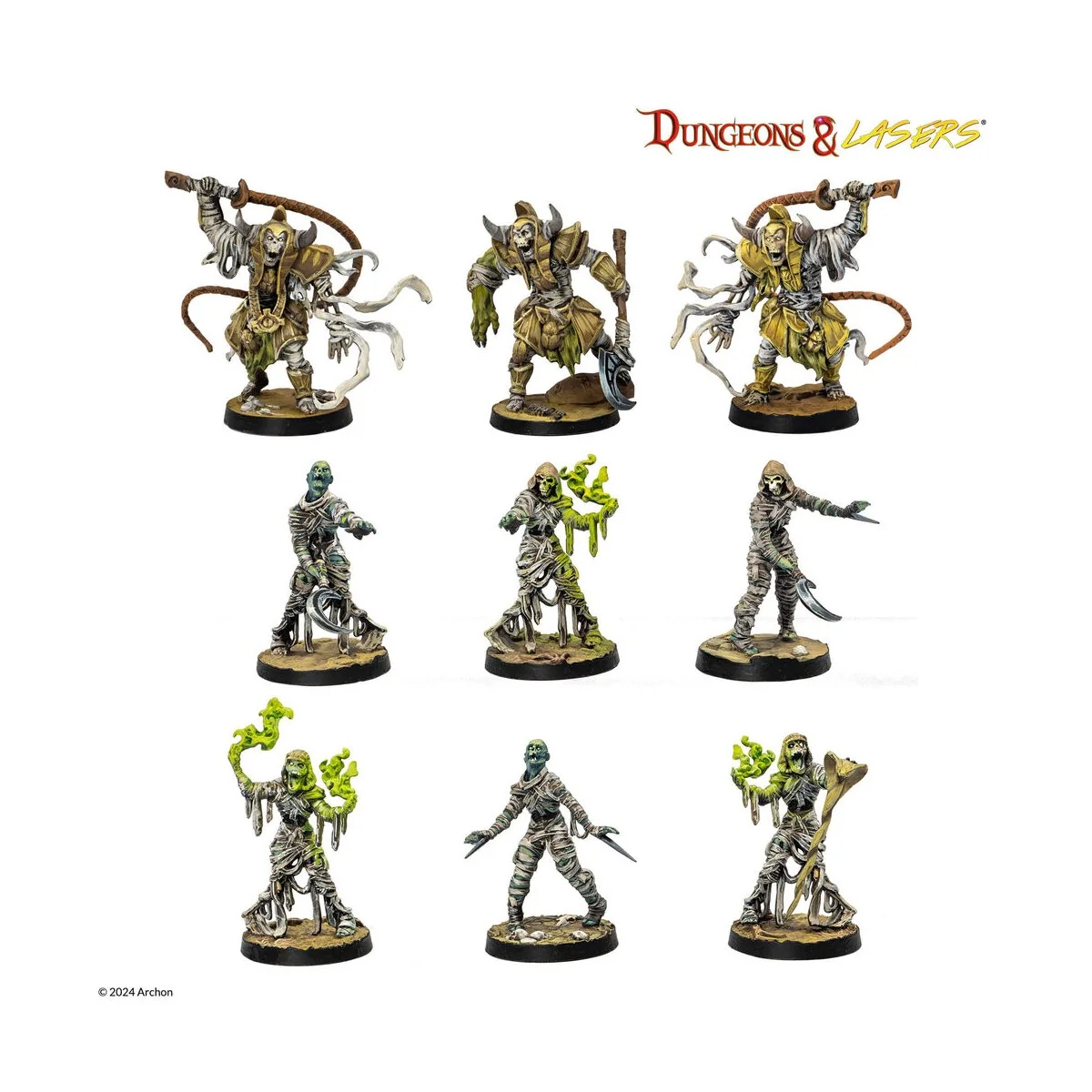 Dungeons & Lasers Miniatures: WHITE EYES DUNES - Archon Studio DNL0102