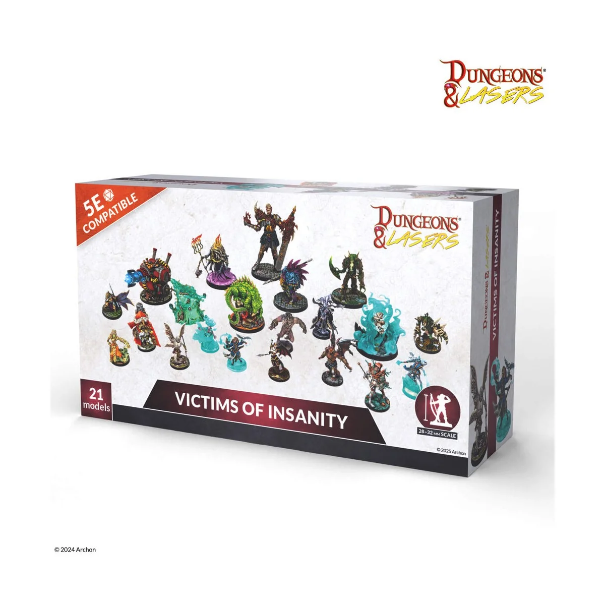 Dungeons & Lasers Miniatures: VICTIMS OF INSANITY - Archon Studio D...