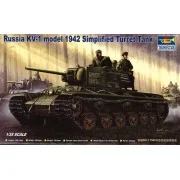 Russischer Panzer KV-1, 1942 Einfacher Turm - Trumpeter 00358