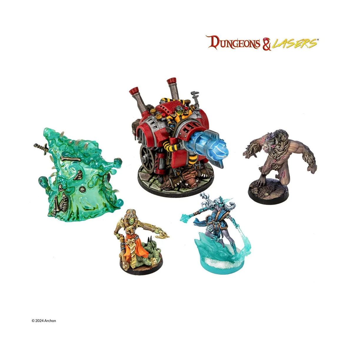 Dungeons & Lasers Miniatures: VICTIMS OF INSANITY - Archon Studio D...