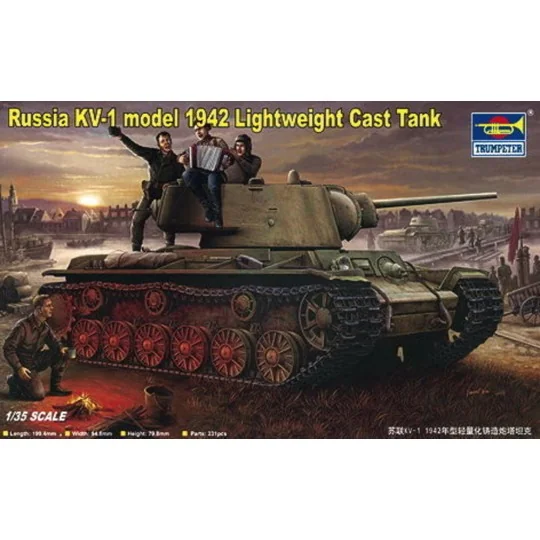 Russ. KV-1 Model 1942, 1/35 - Trumpeter 00360