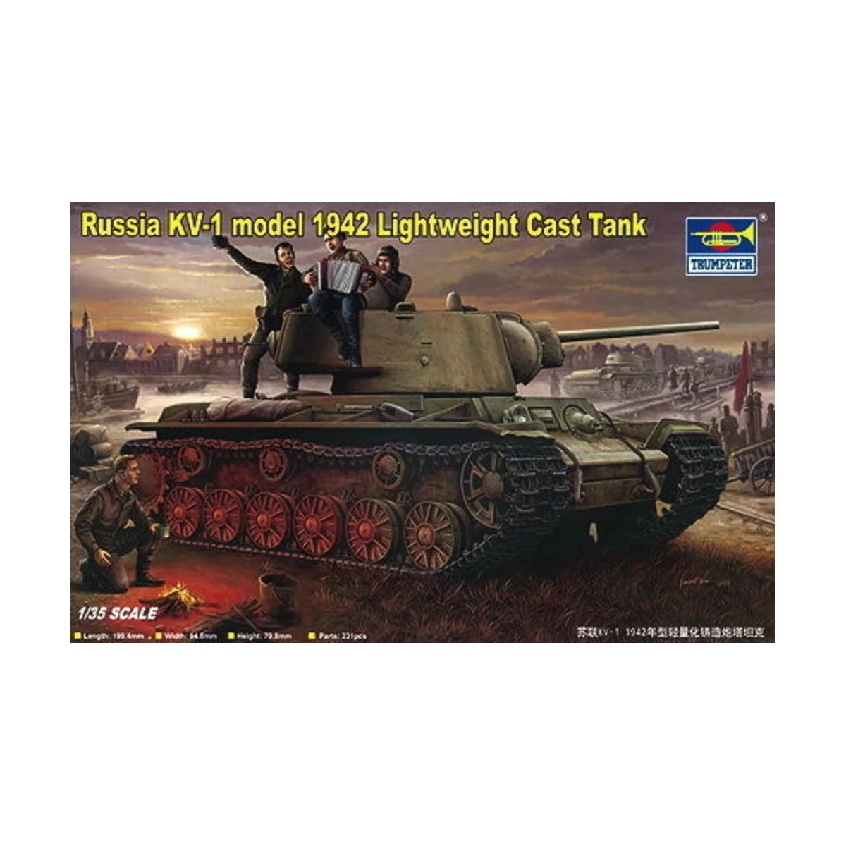 Russ. KV-1 Model 1942, 1/35 - Trumpeter 00360