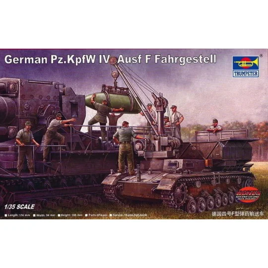 German Pz.Kpfw IV Ausf F Fahrgestell, 1/35 - Trumpeter 00363 German Pz.Kpfw IV Ausf F Fahrgestell, 1/35 - Trumpeter 00363