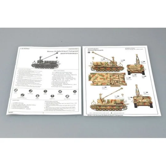 German Pz.Kpfw IV Ausf F Fahrgestell - Trumpeter 00363